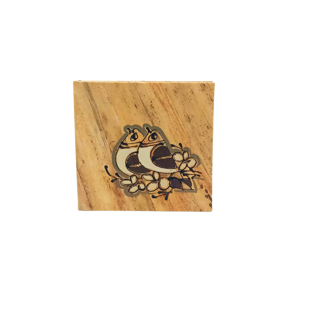 Hand Painted Birds Design Note Book