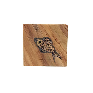 Hand Painted Fish Design Note Book
