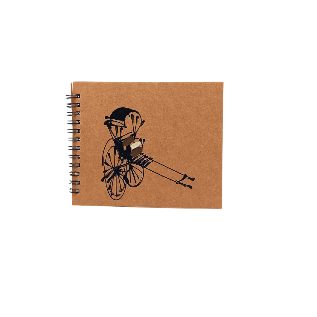 Hand Painted Rickshaw Design Note Book
