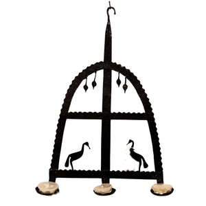 Hanging Bird Desidn Cadle Holder