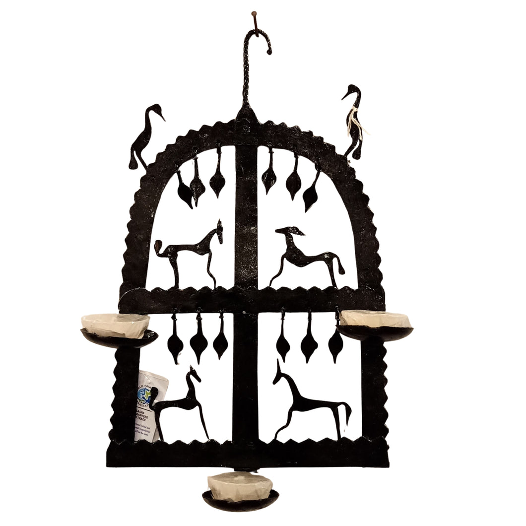 Hanging Horse Design Candle Holder