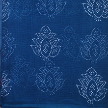Load image into Gallery viewer, Indigo Blue Kota Saree
