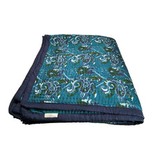 Load image into Gallery viewer, Blue Printed Quilt
