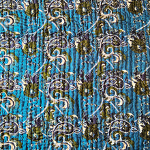 Load image into Gallery viewer, Blue Printed Quilt
