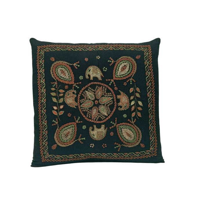 Kalka Elephant Design Cushion Cover