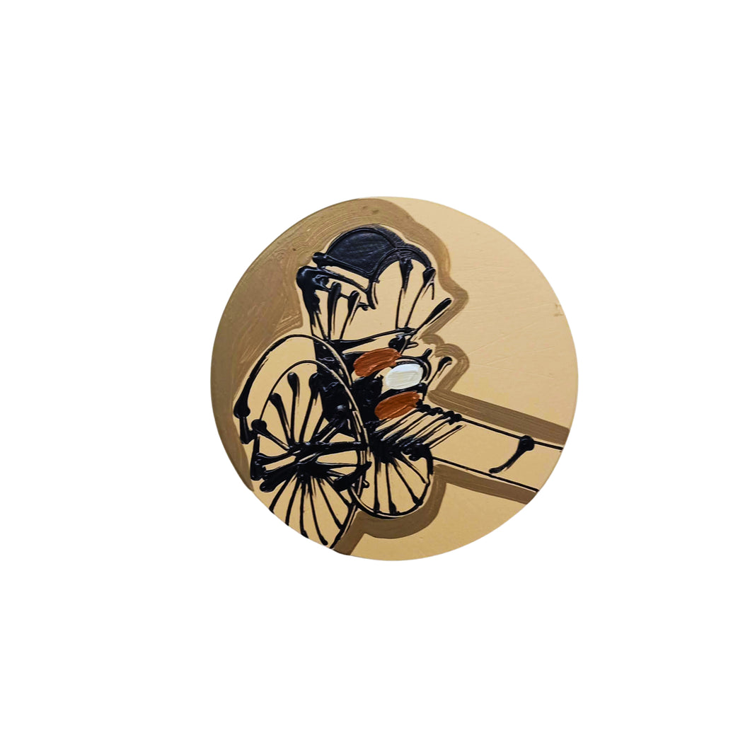 Kolkata Ricshaw Design Magnet