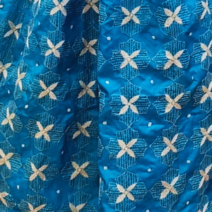 Light Blue Kantha Stitched Dupatta