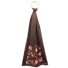 Load image into Gallery viewer, Lotus Bloom Kantha Stitched Stole
