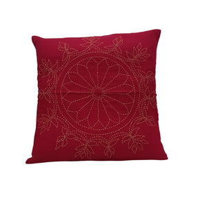 Lotus Flower Design Cushion Cover