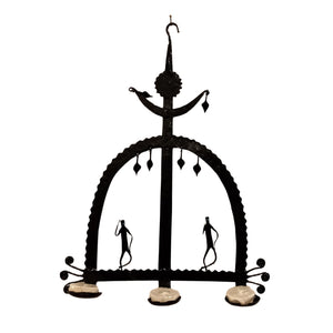 Man Design Candle Holder