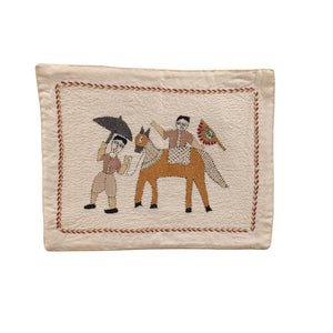 Man On Horse Design Wall Hanging