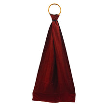 Load image into Gallery viewer, Maroon &amp; Black Silk Reversible Stole
