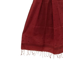 Load image into Gallery viewer, Maroon Jamdani Motif Stole
