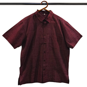 Mauve With White Checks Shirt