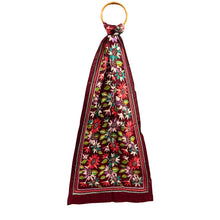 Load image into Gallery viewer, Multicolour Floral Embroidery Stole
