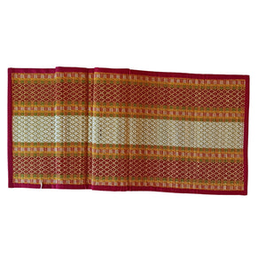 Multicolour With Red Border Table Runner