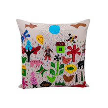 Load image into Gallery viewer, Multicoloured Applique Cushion Cover

