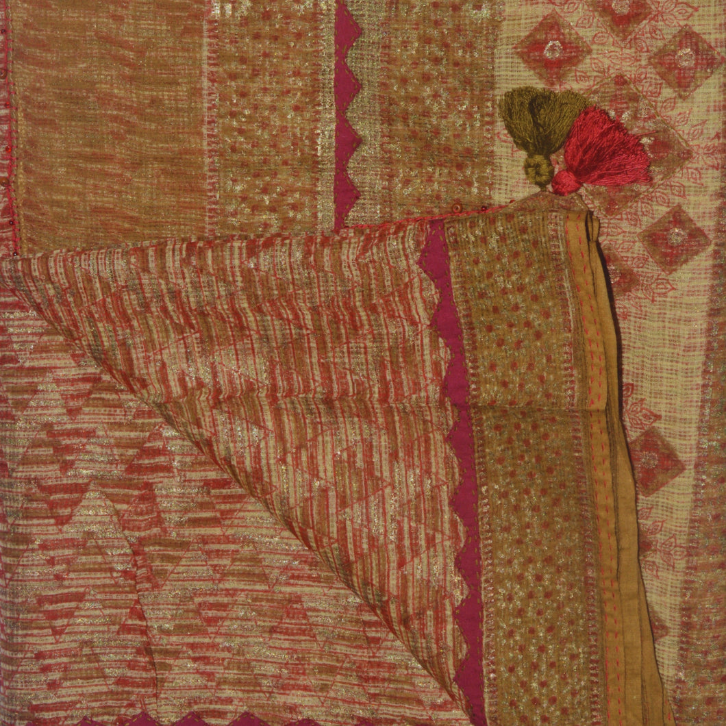 Multicoloured Printed Kota Saree