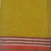 Load image into Gallery viewer, Mustard Colured With Red Woven Border Saree
