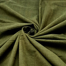 Load image into Gallery viewer, Natural Dye Olive Green Cotton Fabric

