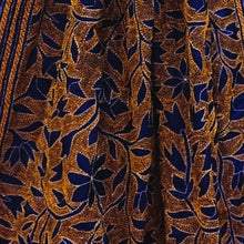 Load image into Gallery viewer, Navy Blue Kantha Stitched Dupatta
