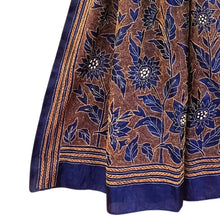 Load image into Gallery viewer, Navy Coloured Kantha Stitched Dupatta
