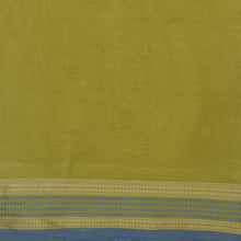Load image into Gallery viewer, Olive Green Woven Border Saree

