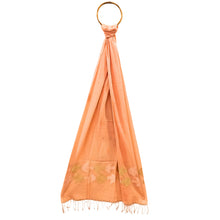 Load image into Gallery viewer, Orange Fish Kantha Stitched Stole
