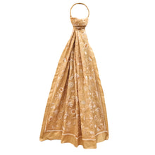 Load image into Gallery viewer, Peach Coloured Kantha Stitched Dupatta
