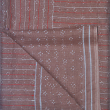 Load image into Gallery viewer, Peach With White Printed Kota Saree
