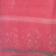 Load image into Gallery viewer, Pink With White Printed Kota Saree
