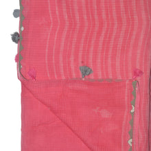 Load image into Gallery viewer, Pink With White Printed Kota Saree
