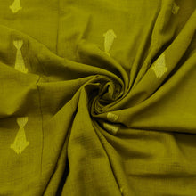 Load image into Gallery viewer, Pista Green Fish Motif Jamdani Fabric
