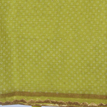 Load image into Gallery viewer, Pista Green With White &amp; Golden Printed Kota Saree
