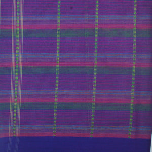 Purple Border Woven Saree