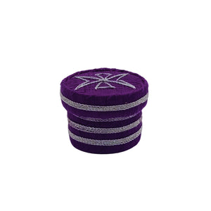 Purple Oval Coir Box