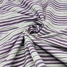 Load image into Gallery viewer, Purple Tide Stripes Fabric
