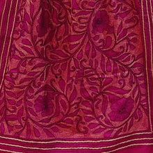 Load image into Gallery viewer, Red Base Kantha Stitched Stole
