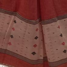 Load image into Gallery viewer, Red &amp; Beige Jamdani Motif Dupatta
