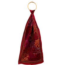 Load image into Gallery viewer, Red Colour Base Kantha Stitched Stole
