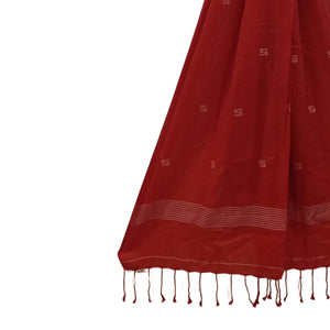 Red Jamdani Motif Dupatta