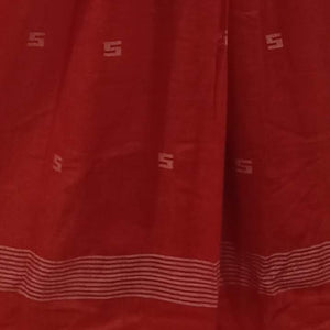 Red Jamdani Motif Dupatta