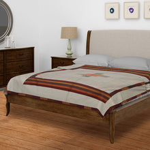 Load image into Gallery viewer, Rustic Kantha Stitched Heritage Bedcover
