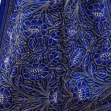 Load image into Gallery viewer, Navy Blue Colour Base Kantha Stitched Stole
