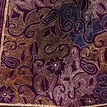 Load image into Gallery viewer, Dark Maroon Colour Base Kantha Stitched Stole
