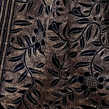 Load image into Gallery viewer, Black Colour Base With Leaves Kantha Stitched Stole
