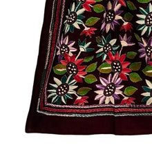 Load image into Gallery viewer, Multicolour Floral Embroidery Stole
