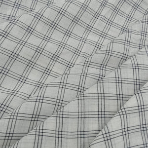 Black & White Checks Fabric