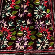 Load image into Gallery viewer, Multicolour Floral Embroidery Stole
