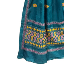 Load image into Gallery viewer, Teal Heritage Embroidered Stole
